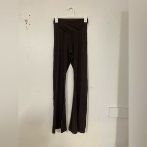 Women's Sunzel Brown Flare Leggings